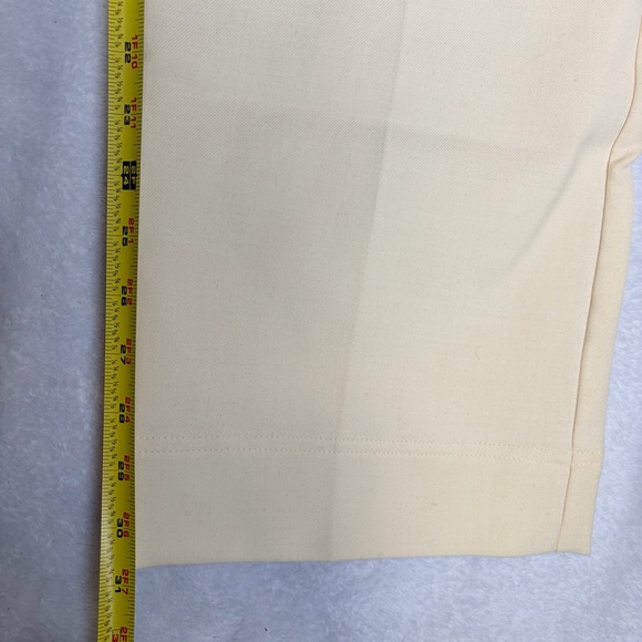 Sezane Yves Trousers Ecru Cream Sz 38 US 6 Wide Leg Long Pant Wool Blend READ - Picture 10 of 16